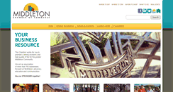 Desktop Screenshot of middletonchamber.com